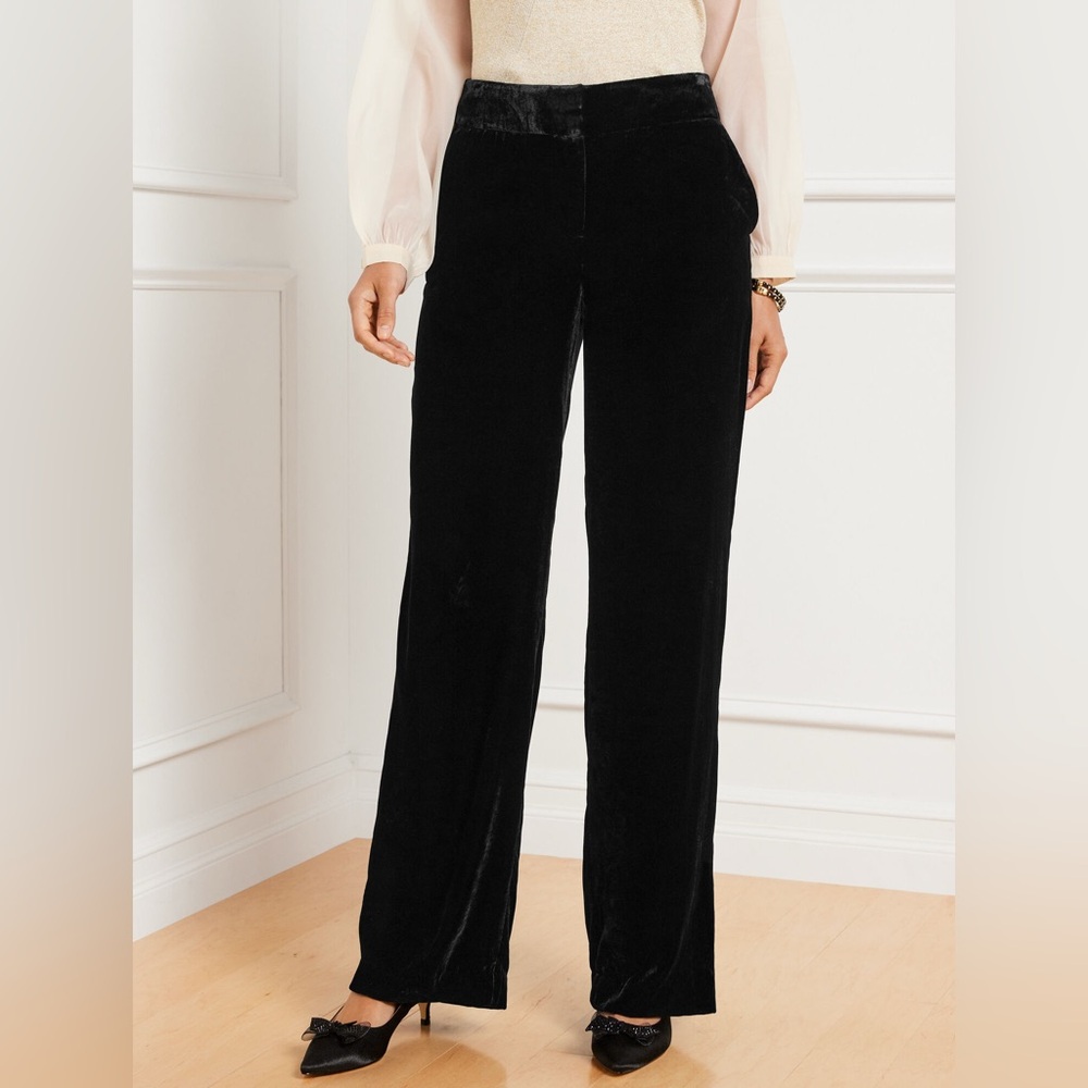 The Limited Velvet Black Cassidy Fit Pants